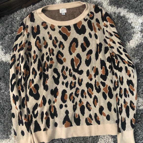 a new day Sweaters - Target Cheetah Print Sweater